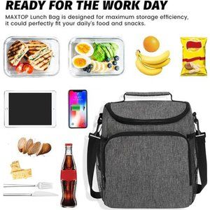 Lunch Box  Reusable Insulated Lunch Cooler Bags for Women, Men